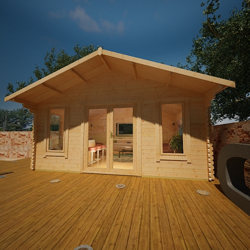 The Libbymae 44mm log cabin