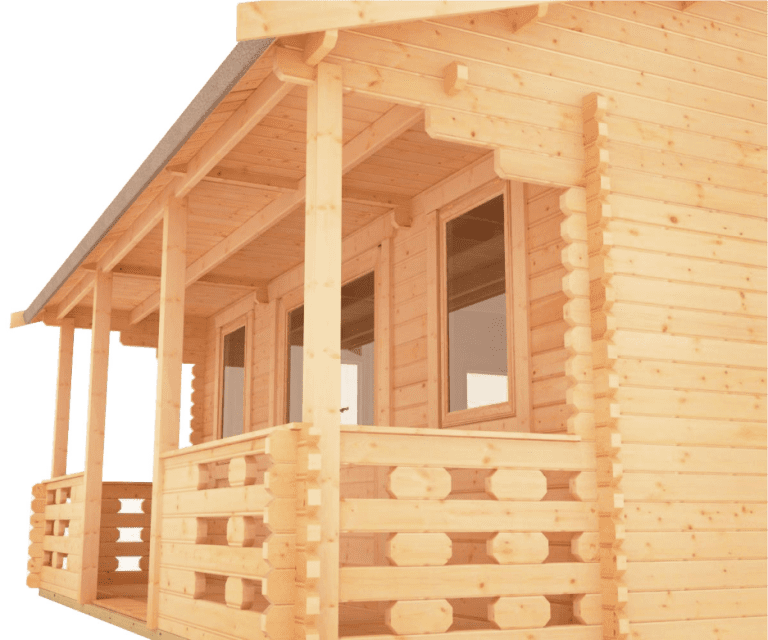 LibbyMae 44mm Log Cabin 1 Click Log Cabins