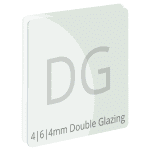 4mm double glazing