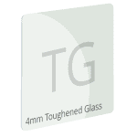 4mm toughened glass